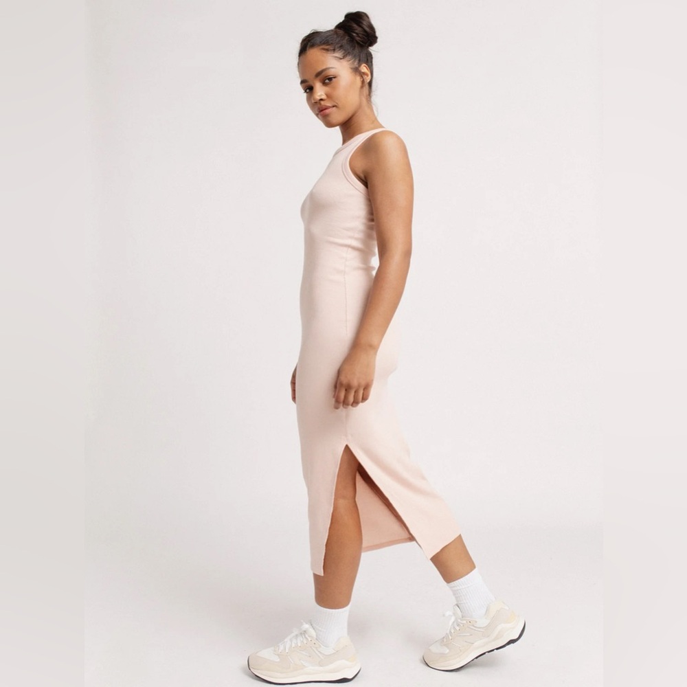 The Base Reimi Rib Midi Dress